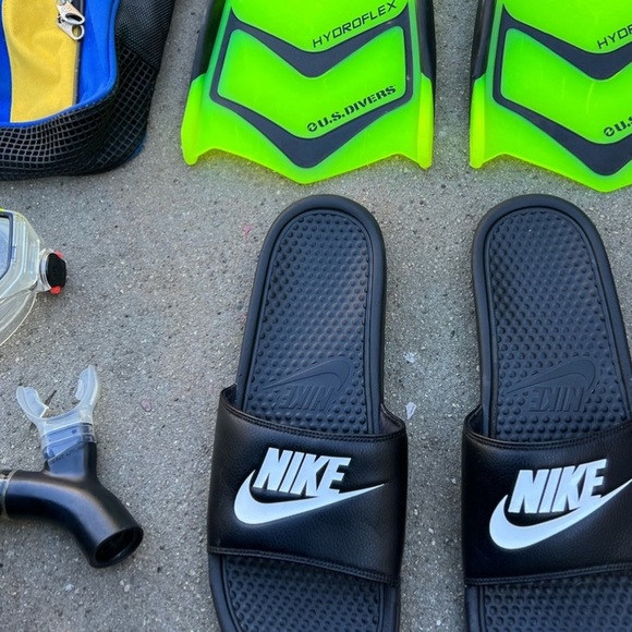 US DIVERS HYDROFLEX SNORKEL MASK FINS GEARBAG SNORKELING MOUTHPIECE MESH BAG MEN - Picture 4 of 8